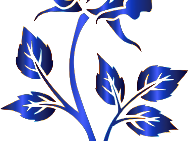 White Rose Clipart Png Format - Rose Stencil Transparent Png (640x480), Png Download