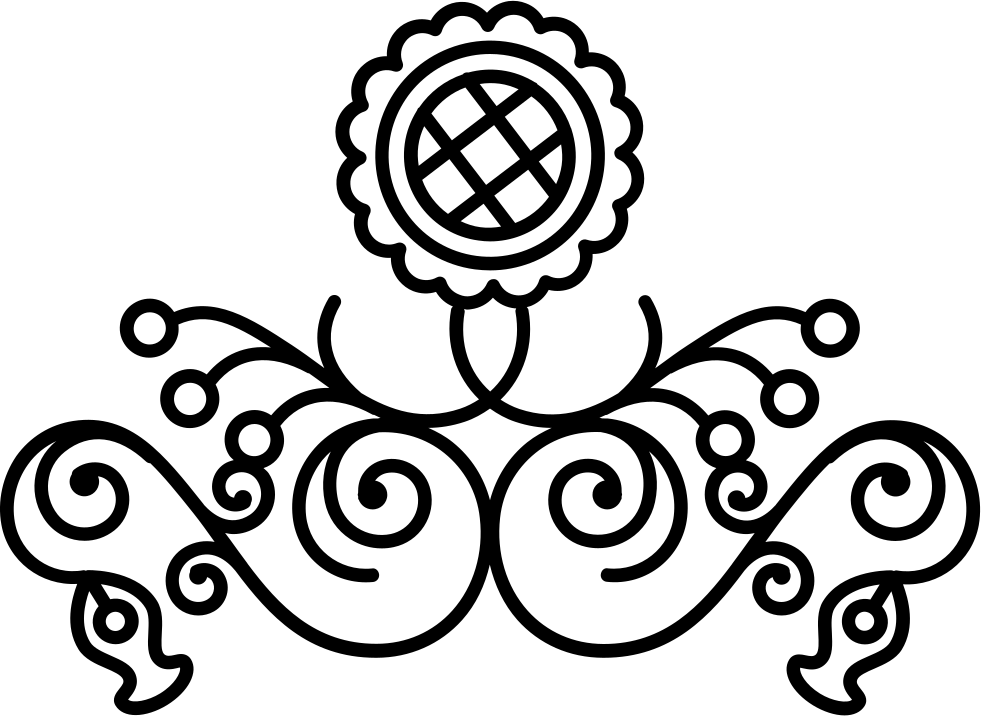 Vines Svg Line Drawing - Curves Design Vector Hd Clipart (981x716), Png Download