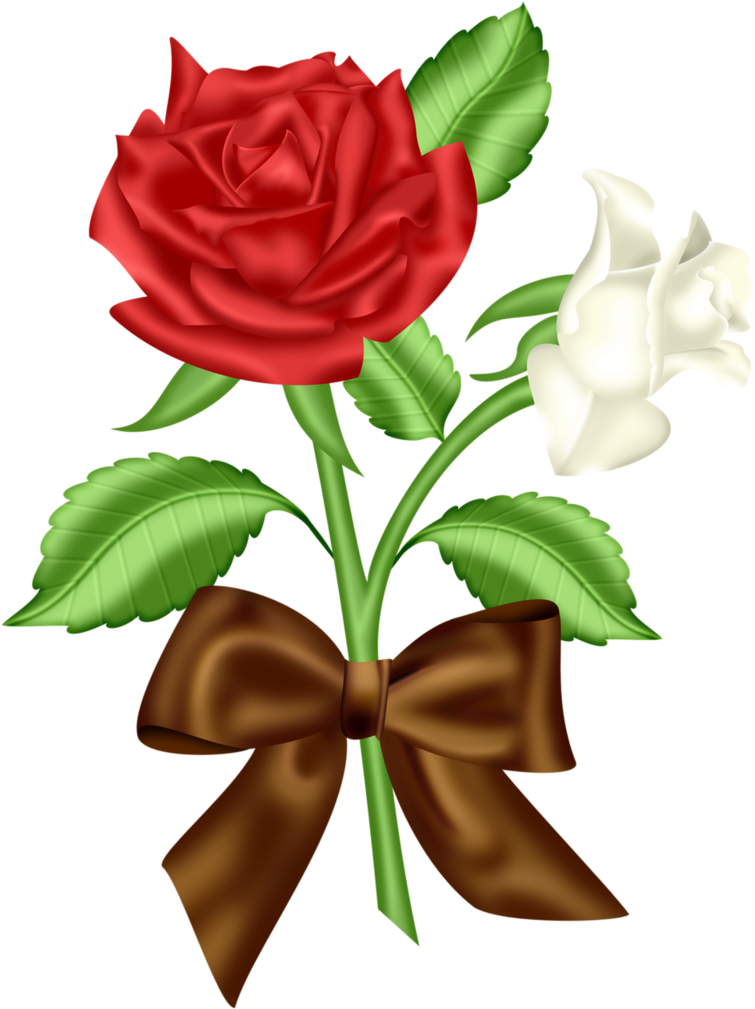 Clipart Flower Bouquet Peach And Green Image Free Download - Transparent Royal Blue Flowers Clip Art - Png Download (783x1024), Png Download