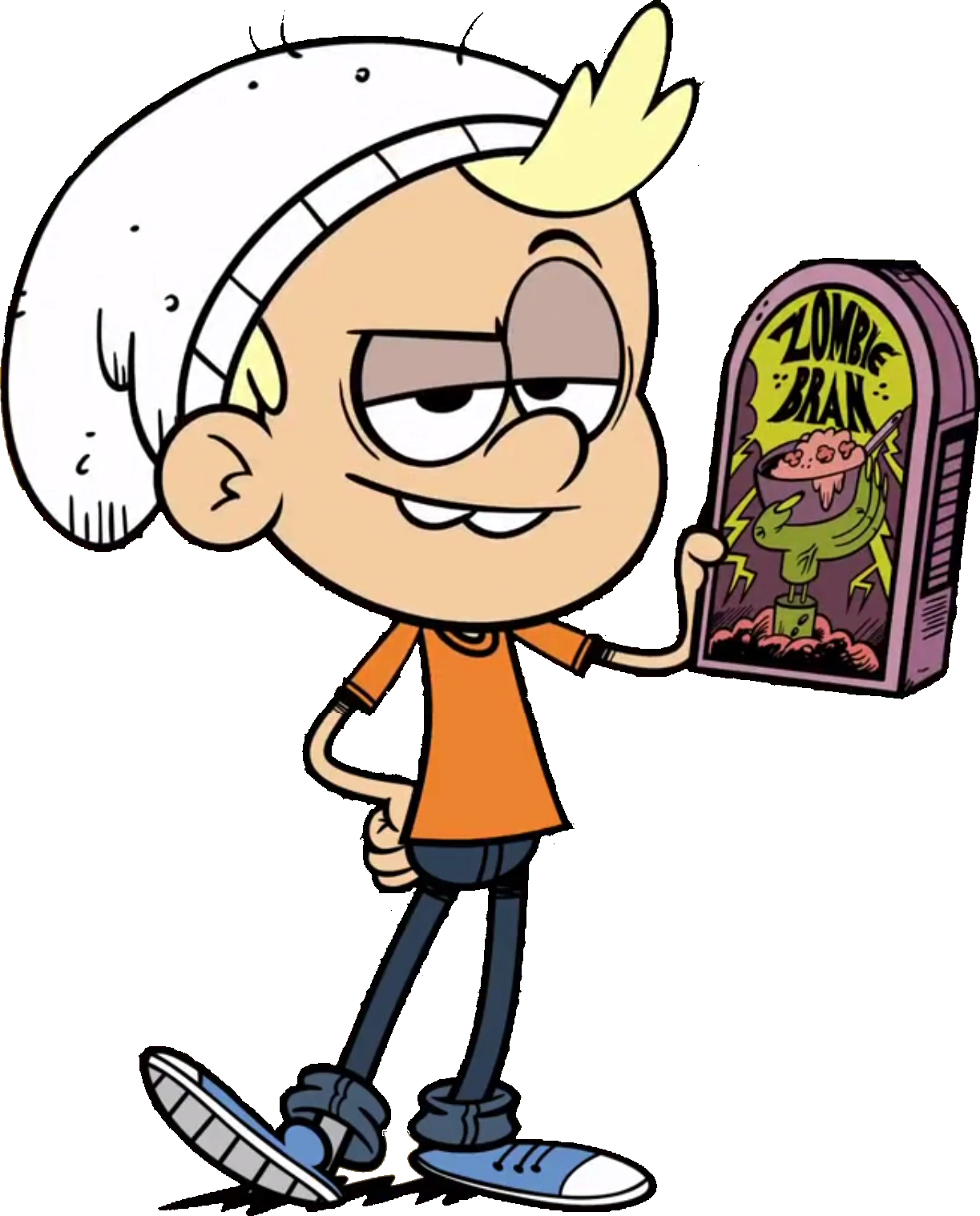 The Loud House Encyclopedia - Loud House Zombie Bran Clipart (1223x1518), Png Download