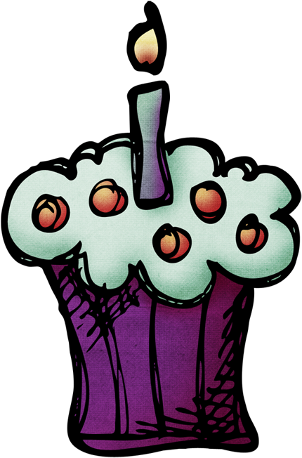 Upshot - Clipart - Cupcake - Png Download (474x709), Png Download