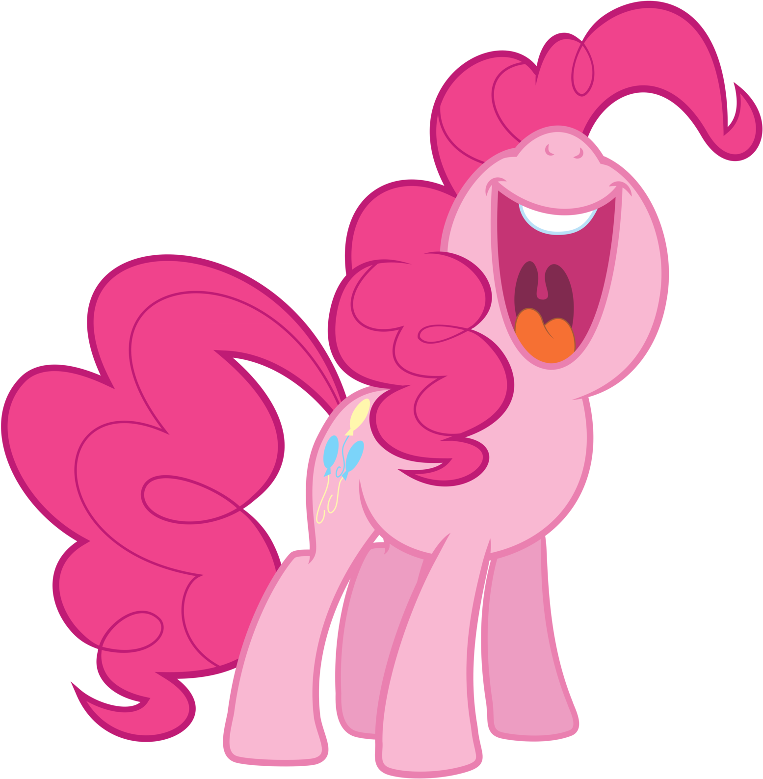Pinkie Pie Pony Twilight Sparkle Applejack Rarity - Pinkie Pie My Little Pony Jpg Clipart (1600x1600), Png Download