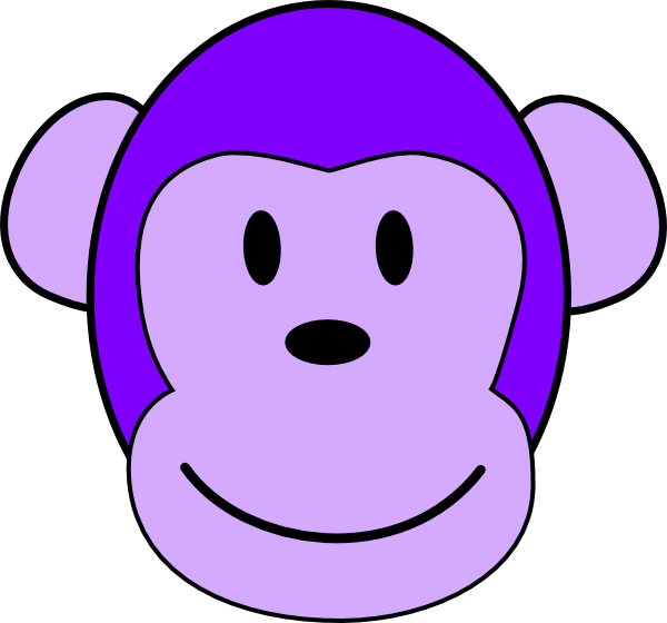 Monkey Face Clipart - Png Download (600x560), Png Download