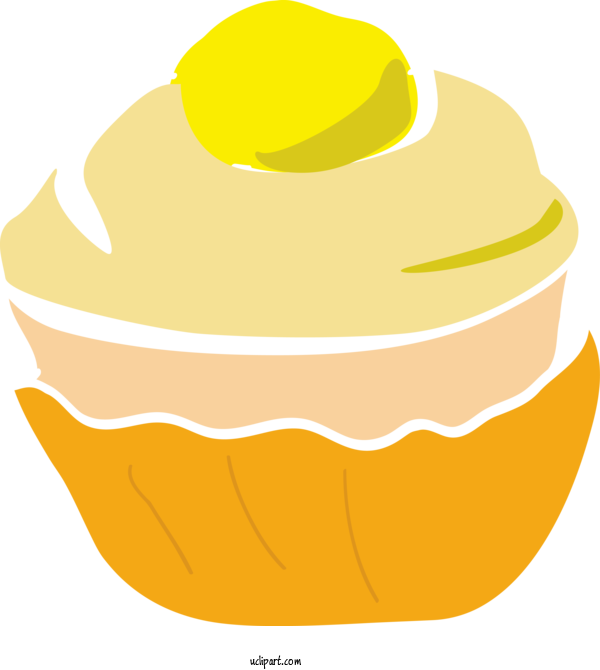 Transparent Food Yellow Food Dish For Cake For Food - Lemon Meringue Pie Clipart (600x670), Png Download
