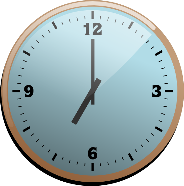 Clock Clipart (588x596), Png Download