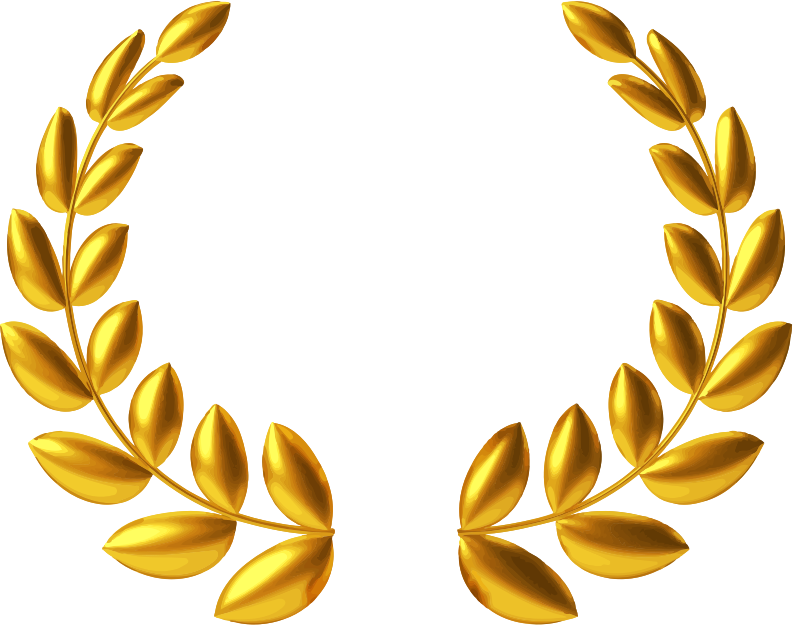 Gold Laurel Leaf Png Clipart (793x625), Png Download
