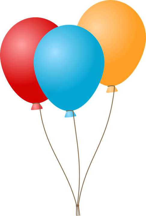 Balloon Graphics - Balloons Png Clipart (486x720), Png Download