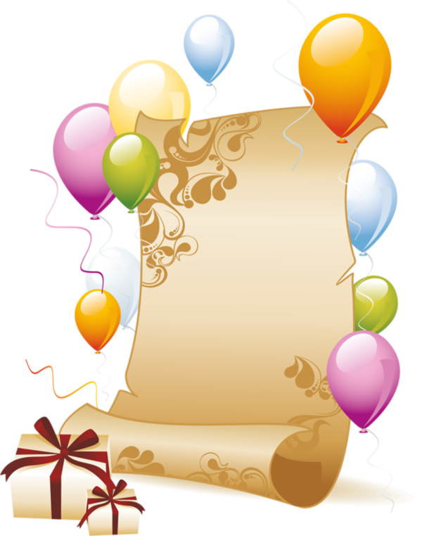 Balloon Background Clipart (600x761), Png Download