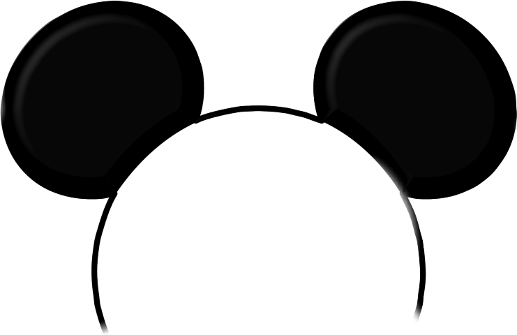 Mickey Mouse Portable Network Graphics Clip Art Transparency - Mickey Ears Png Transparent Png (741x480), Png Download