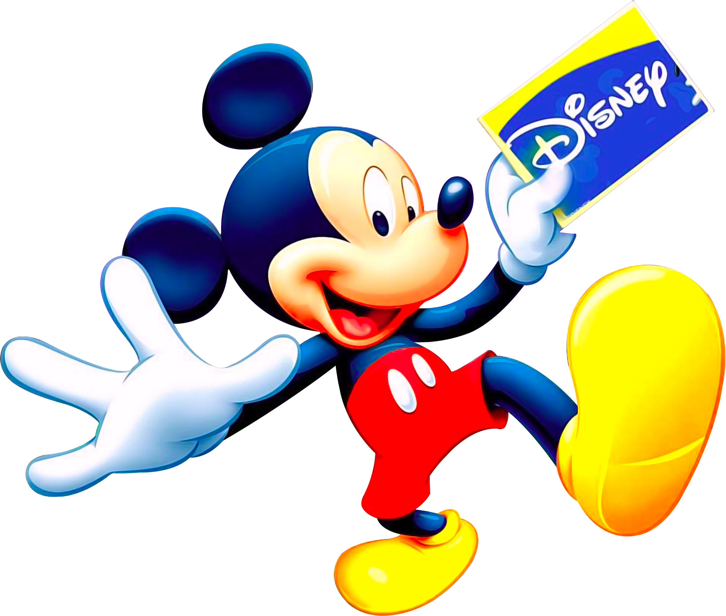 Mickey Mouse Png Hd - Mickey Mouse Saying Thank You Clipart (2344x1991), Png Download