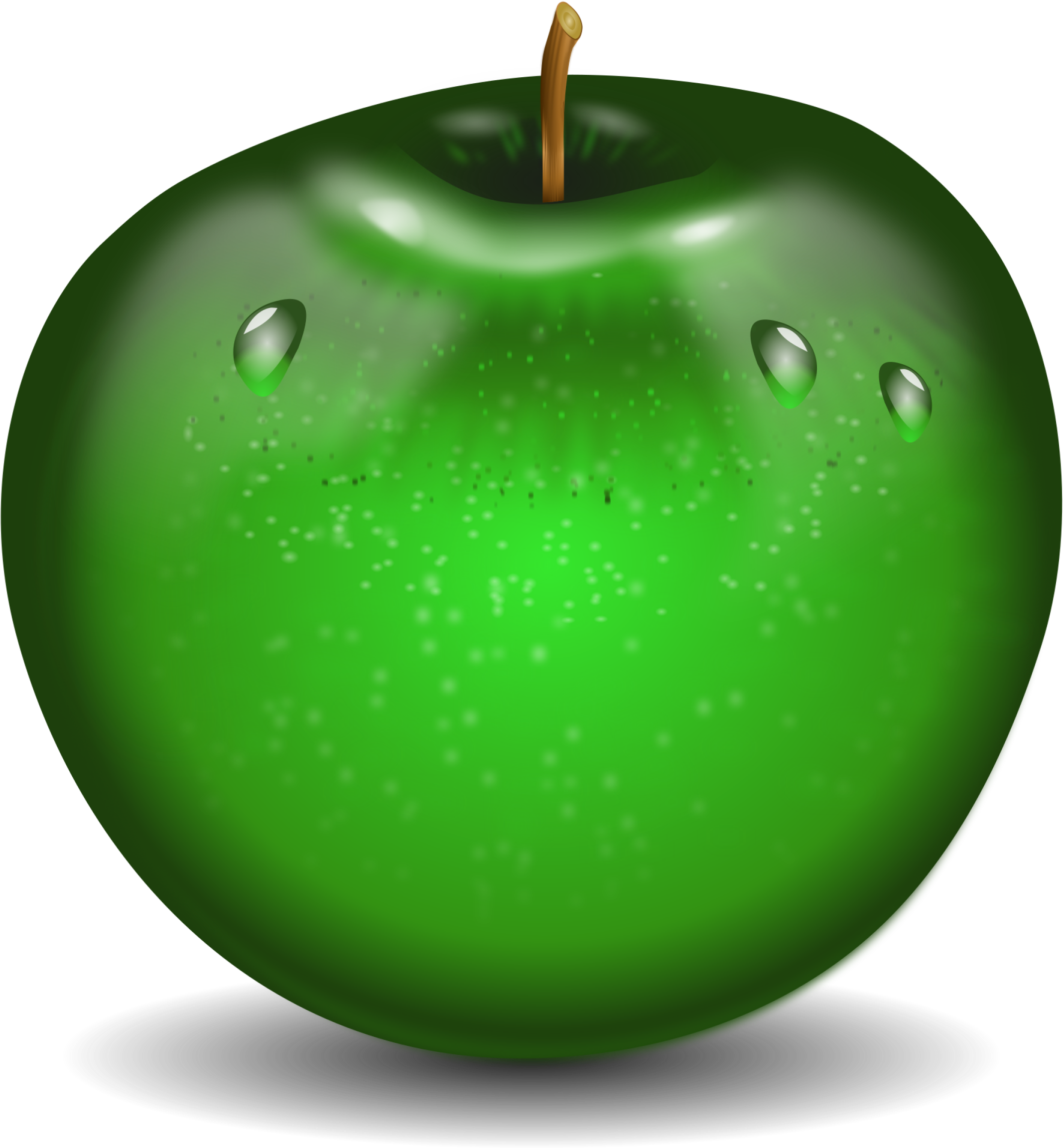 Green Apple Svg Clip Arts - Real Green Apple Fruits - Png Download (2143x2400), Png Download