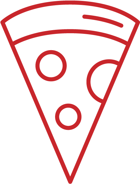 Pedazos De Pizza Para Dibujar Clipart (626x625), Png Download