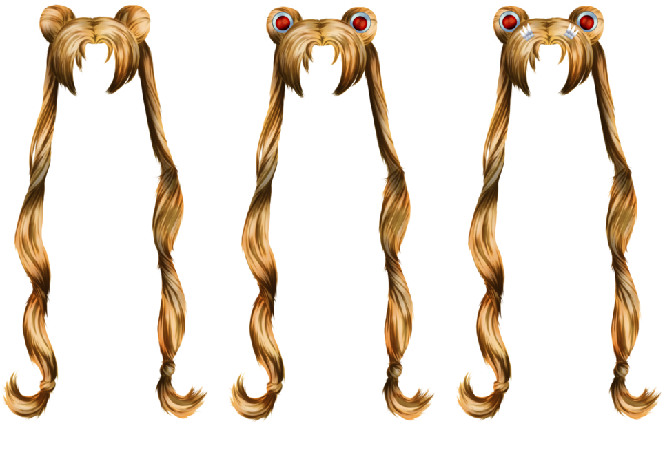 Sailor Moon Hair Png Clipart (1024x768), Png Download