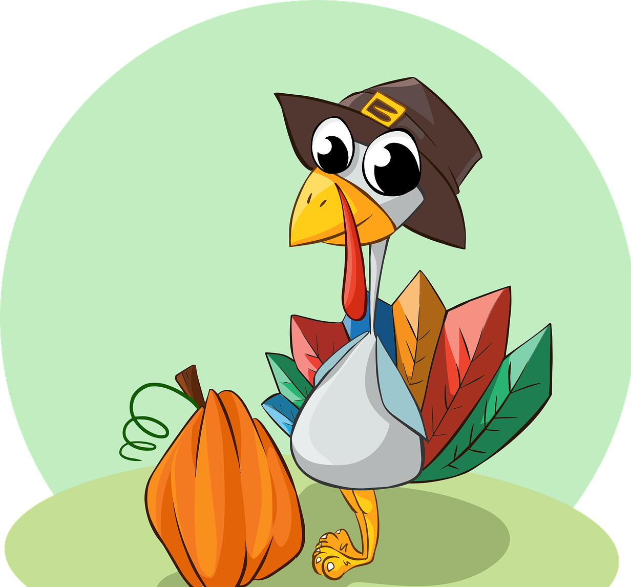 Dia De Accion De Gracias En Ingles Clipart (1232x1146), Png Download