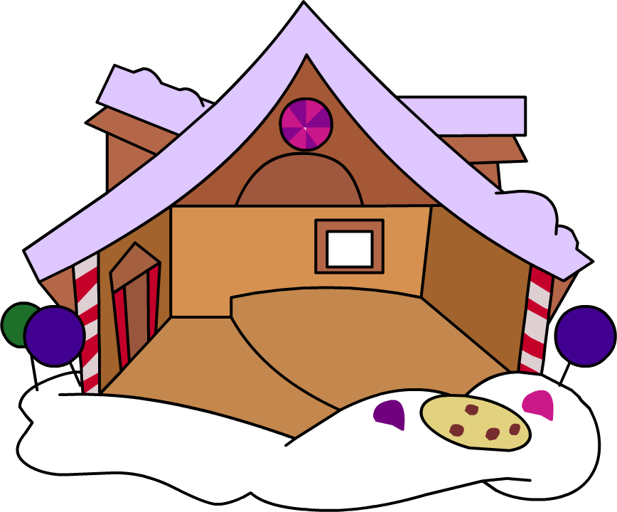 Transparent Gingerbread House Candy Clipart - Igloo Club Penguin - Png Download (868x720), Png Download