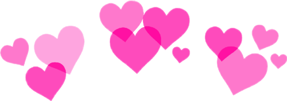 Heart Crown Black Png Clipart (1000x351), Png Download