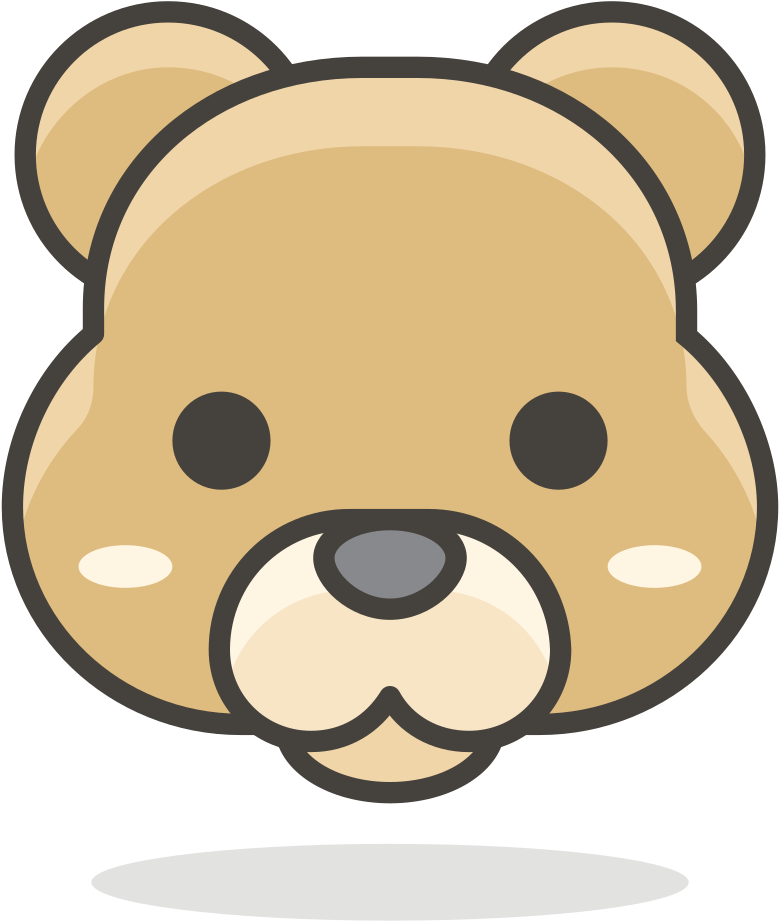 476 Bear Face - Cartoon Of Bear Face Clipart (779x921), Png Download