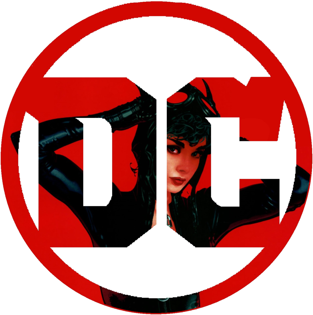 Batman Comic Book Dc Comics Logo Superhero - Dc Logo Catwoman Clipart (1024x1024), Png Download