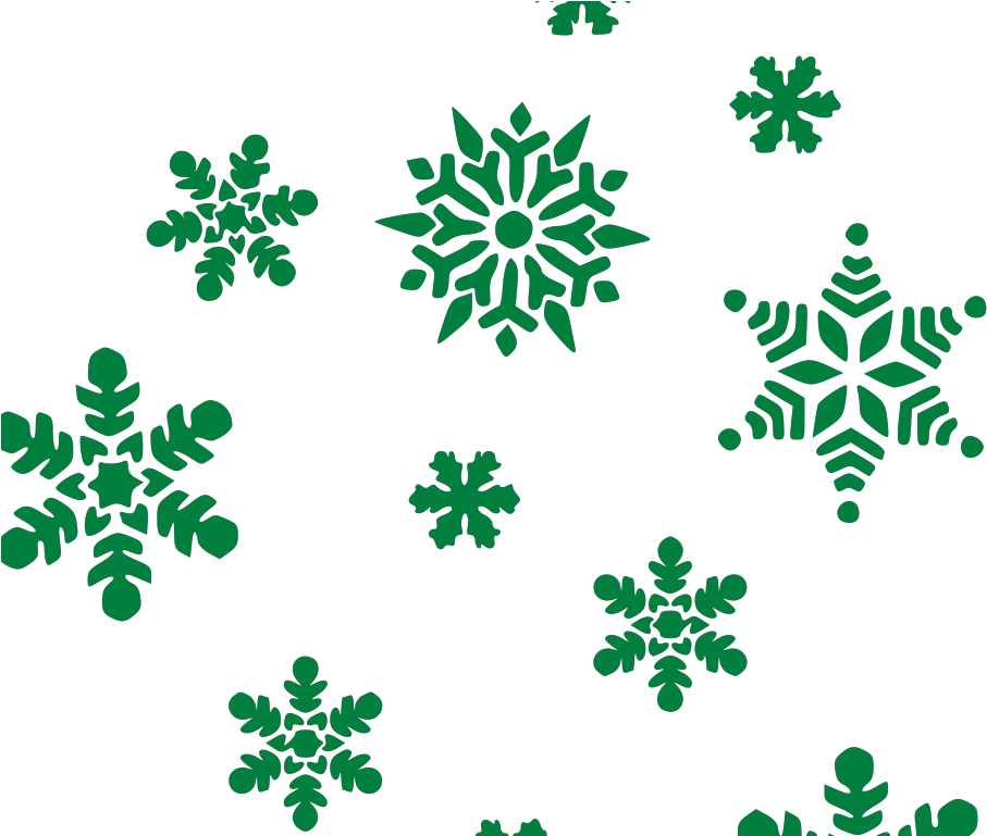 Snowflake Svg Clip Arts - Falling Snowflakes Clipart Black And White - Png Download (1024x1024), Png Download