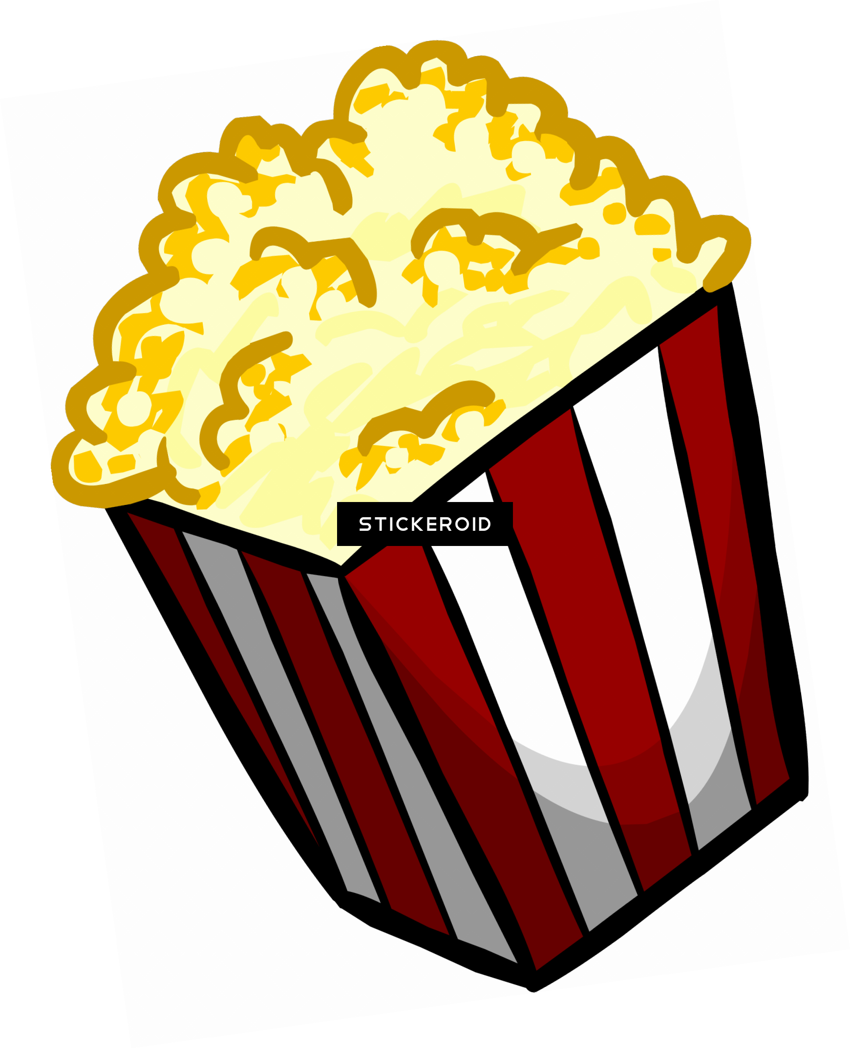 Clip Art Transparent Popcorn , Png Download (1740x2146), Png Download