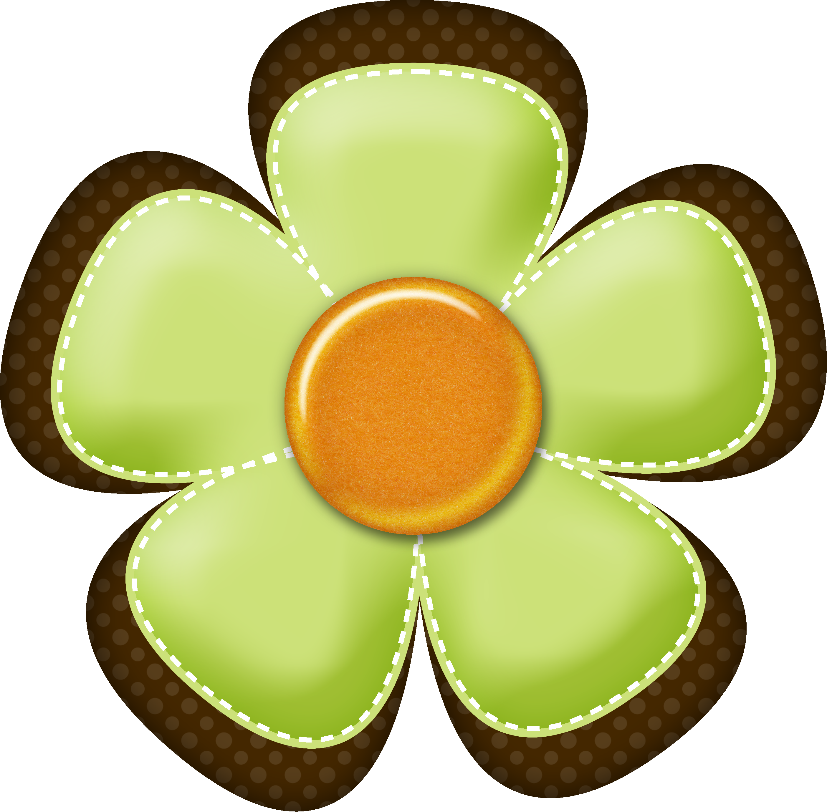 Cute Flower Clipart - Png Download (2808x2758), Png Download