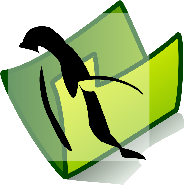 Folder Penguin Clip Art Download - Png Download (800x800), Png Download