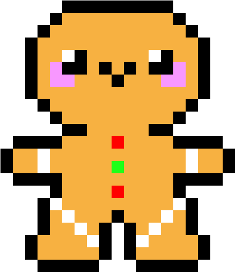 Gingerbread Man Clip Art - Png Download (625x625), Png Download