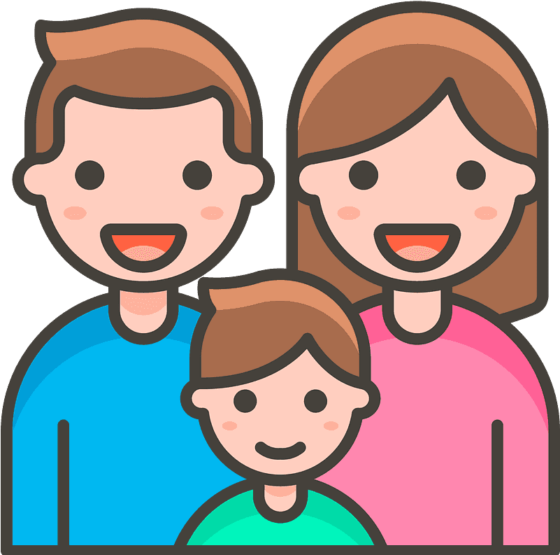Emojis Familia Em Png Clipart (800x800), Png Download