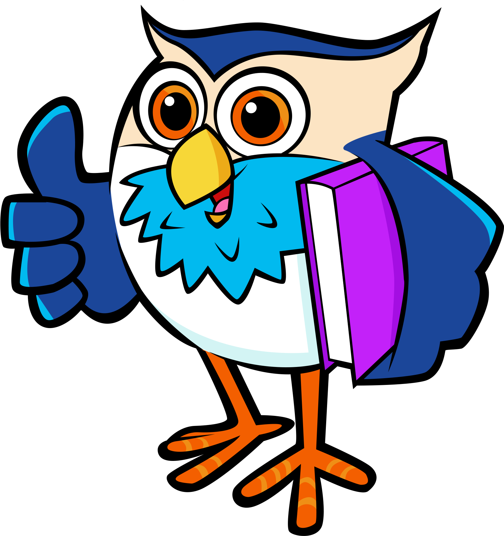 September Clipart Reading Owl - Portable Network Graphics - Png Download (1678x1777), Png Download