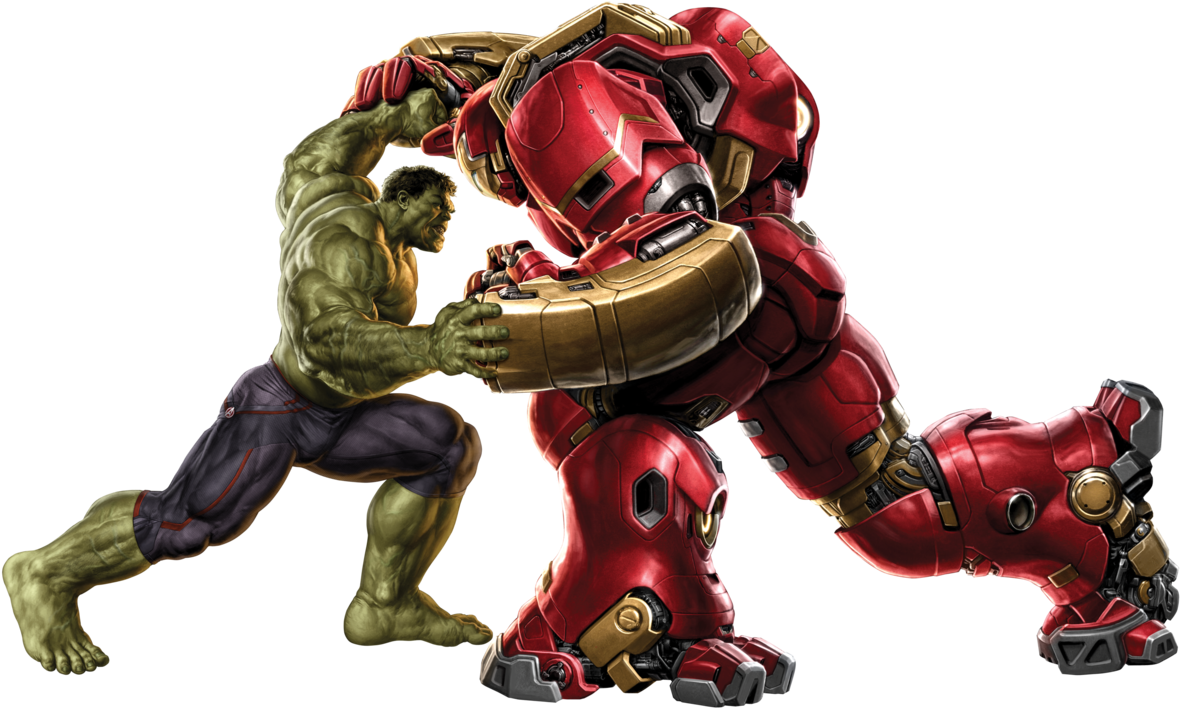 Hulk Vs Hulkbuster Png Clipart (1280x747), Png Download