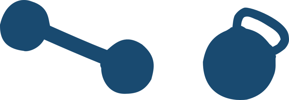 Weight Dumbbell Clipart - Png Download (958x334), Png Download