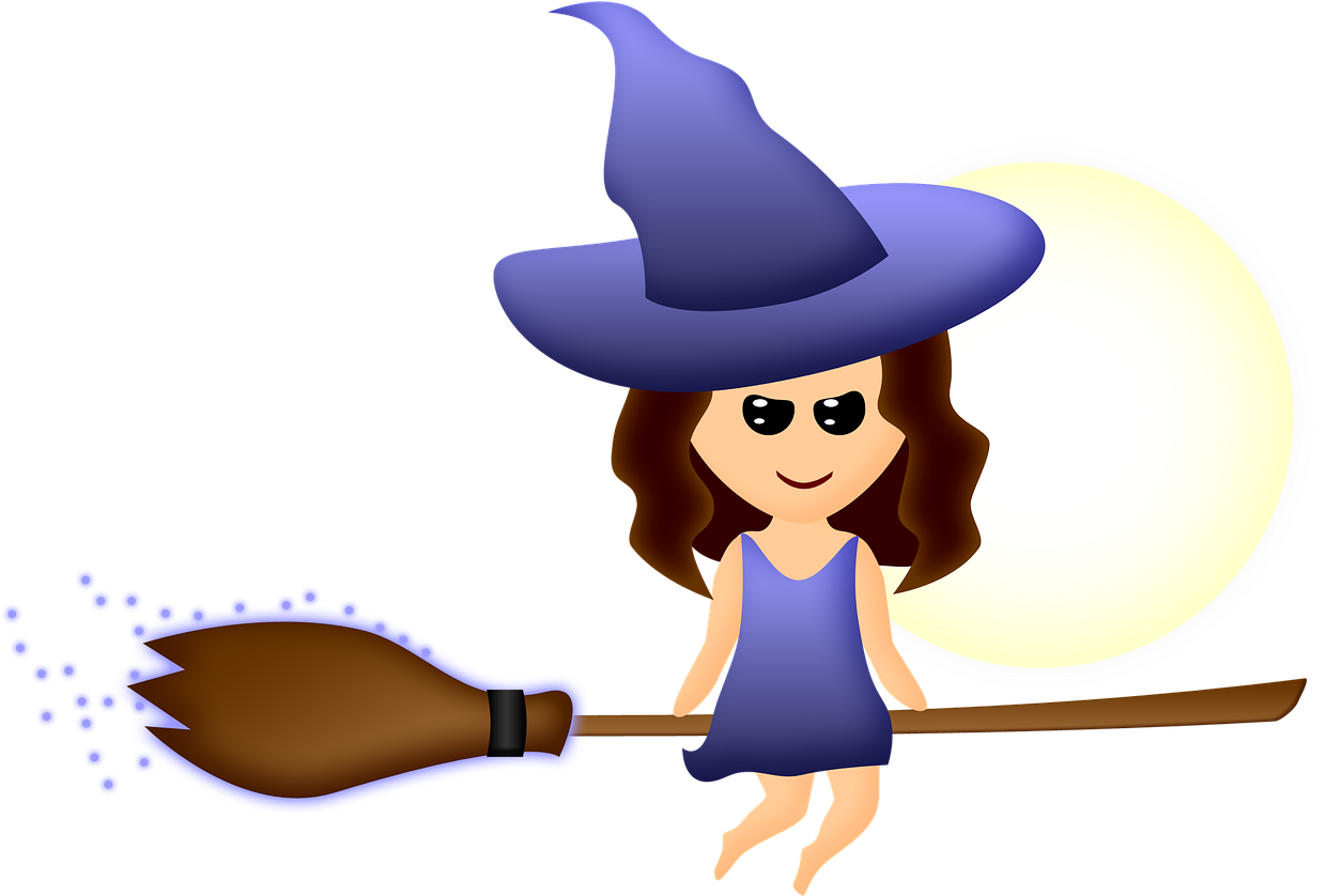 Dog Stroller Clipart Jpg Free Download Witch Costumes - Halloween - Png Download (1280x837), Png Download