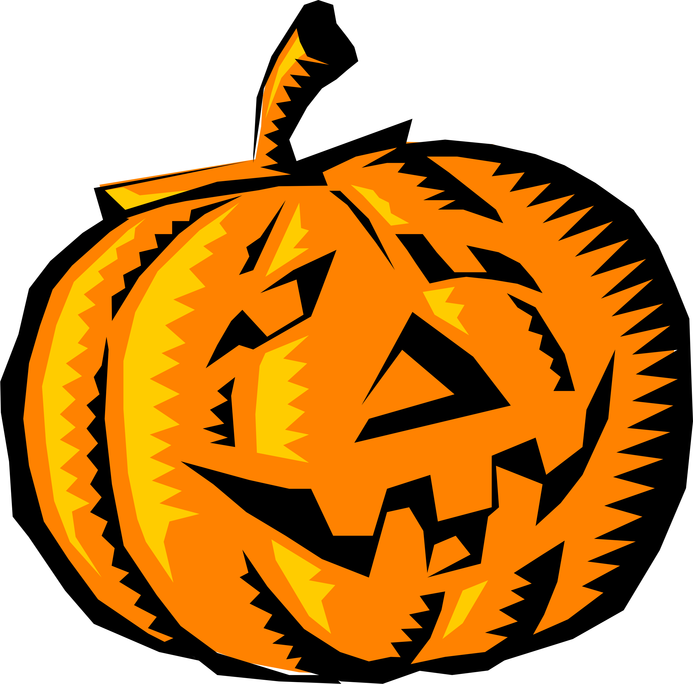 Cartoon Pumpkin , Png Download - Cartoon Pumpkin Clipart (2335x2303), Png Download
