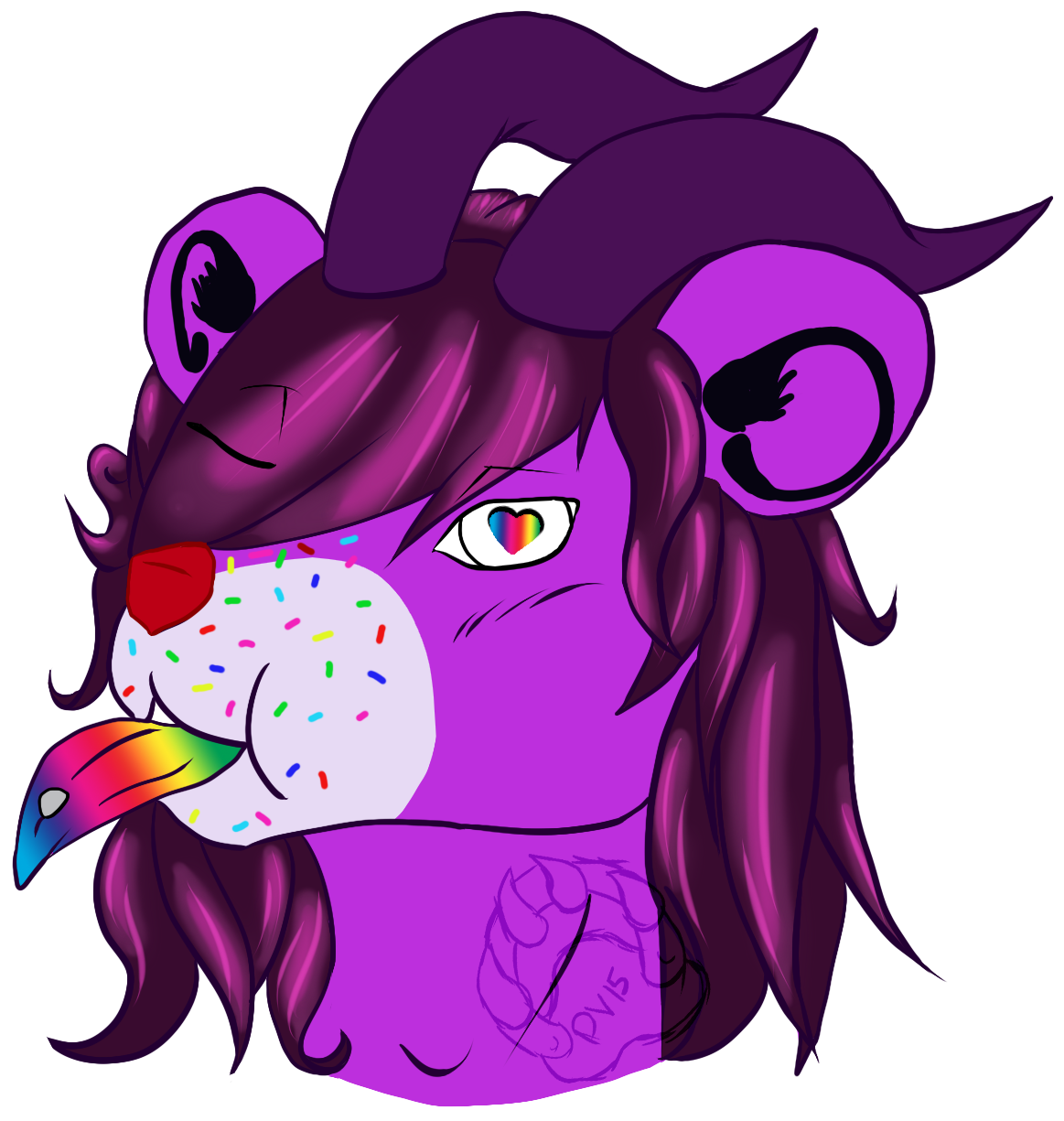 Stick My Tongue Out At You - Cartoon Clipart (1172x1234), Png Download