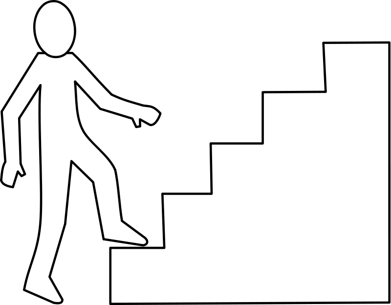 Free Vector Escalier / Staircase - Free Transparent Png Clipart Stairs (800x624), Png Download