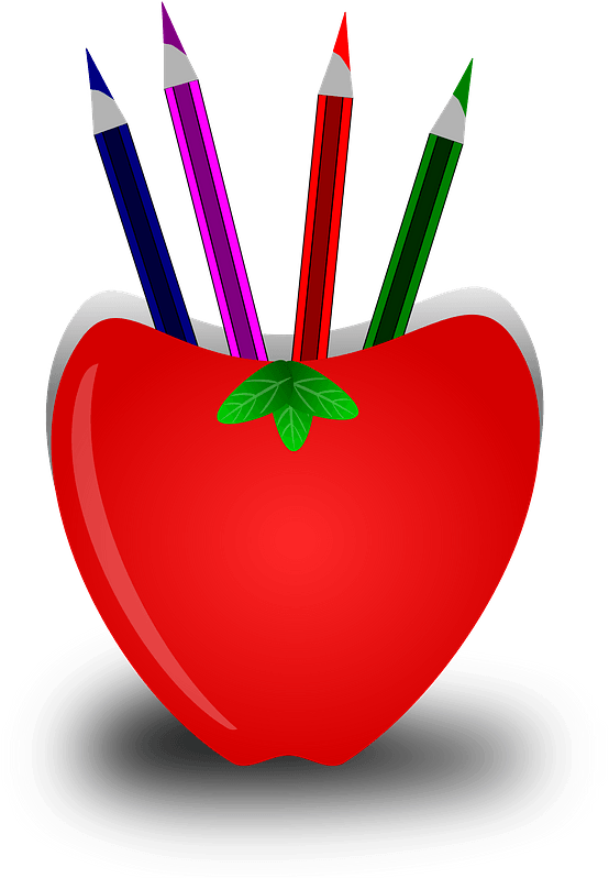 Pen Stand Box Vector Clipart (563x800), Png Download