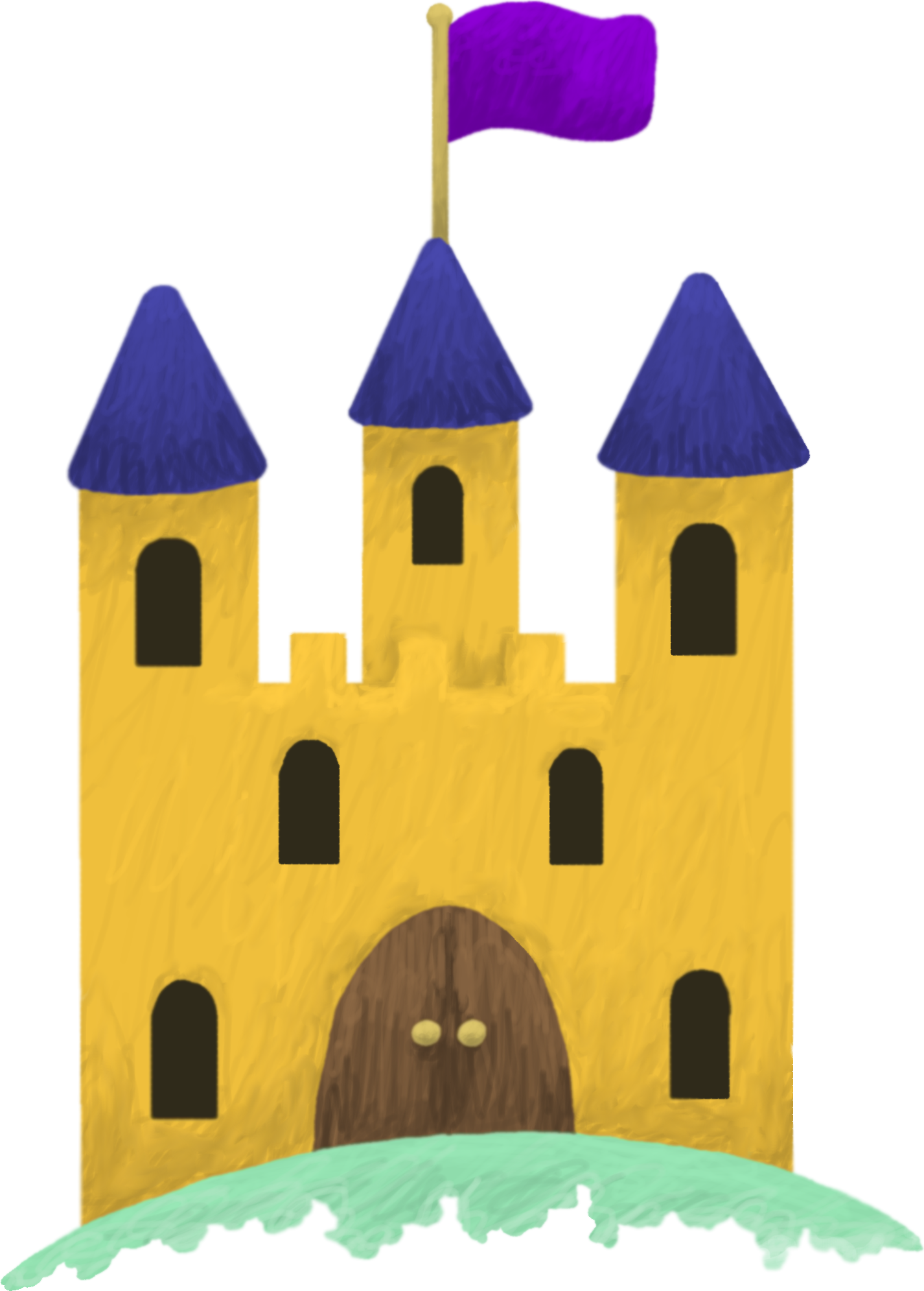 The And Pea By - Princess And The Pea Castle Clipart (1426x1991), Png Download