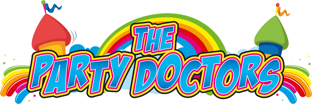 The Party Doctors - Bouncy Castle Clipart (1198x399), Png Download