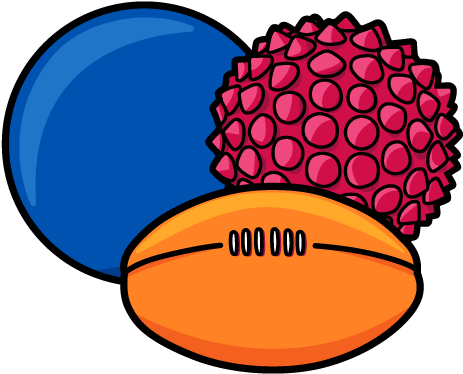 Clipart Ball Footy - Afl Ball Clip Art - Png Download (800x600), Png Download