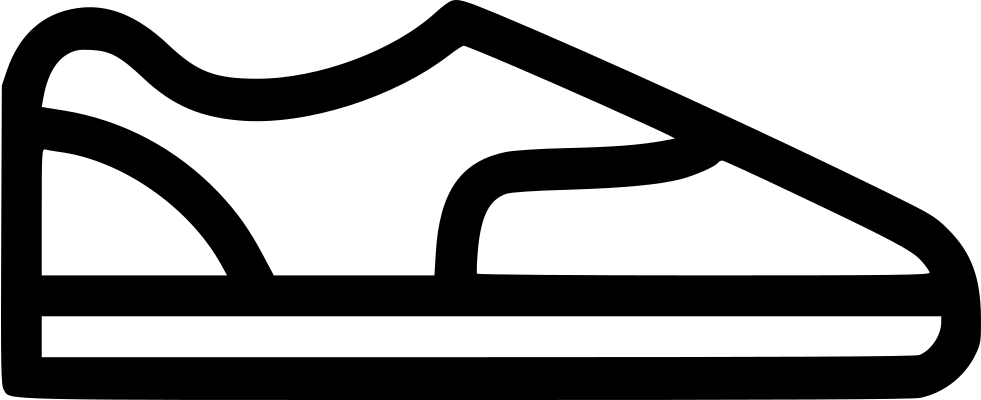 Skate Shoes Clipart (981x400), Png Download