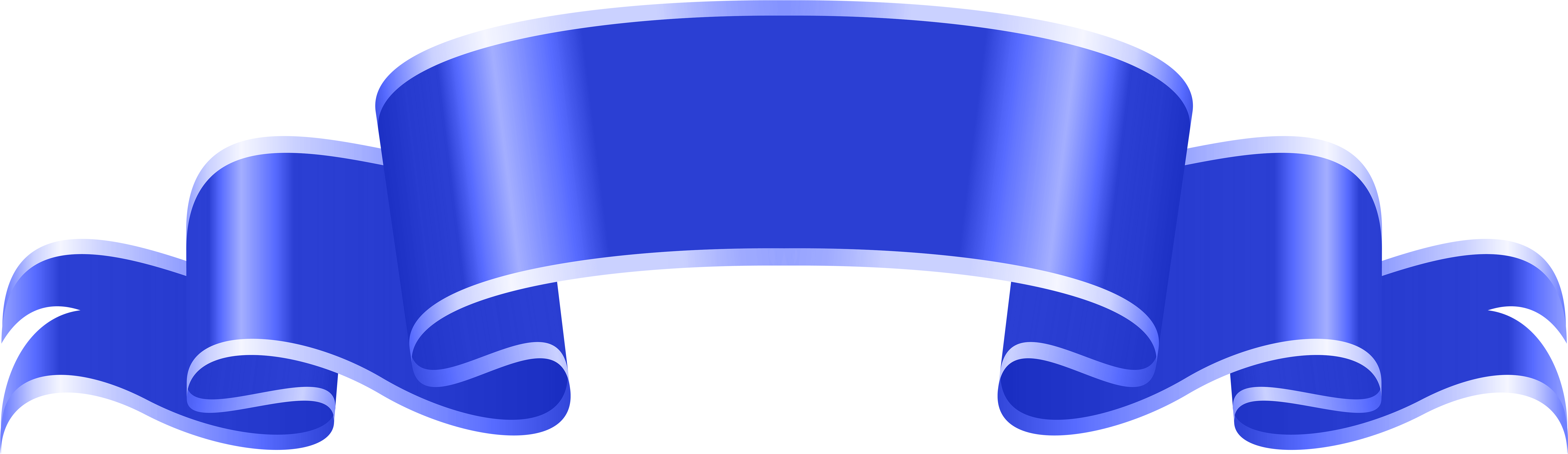 Download Banner Blue Decorative Png Clip Art Image - Decorative Banner