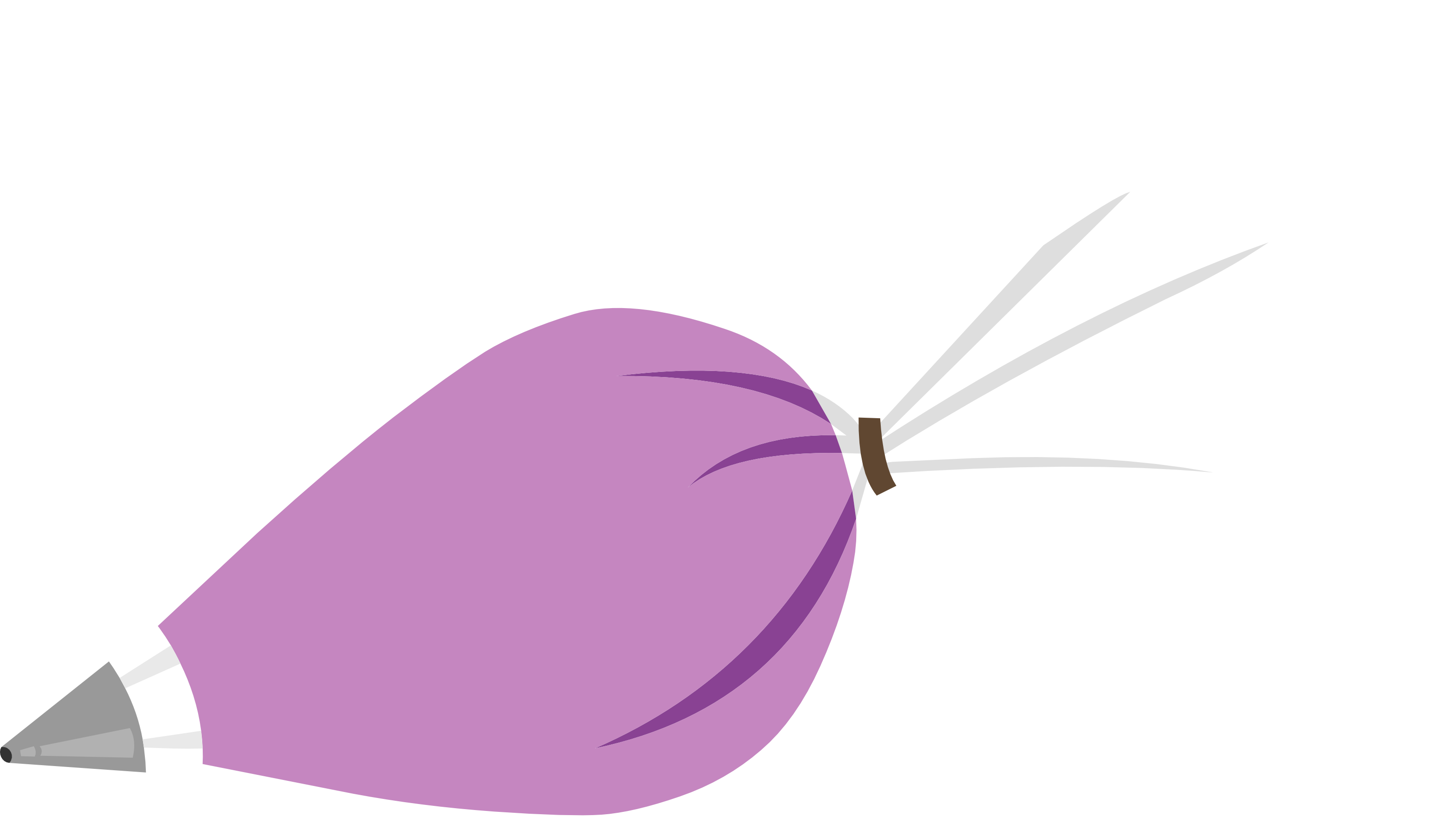 Frosting Bag Clipart - Piping Bag Clipart Transparent - Png Download (3146x1805), Png Download