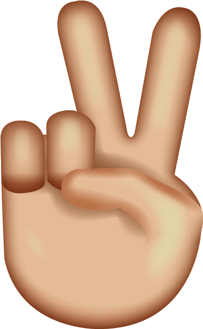 Peace Sign Emoji Transparent & Png Clipart Free Download - Emoji Peace Sign Png (640x640), Png Download