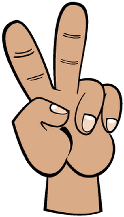 Victory Sign Clipart - Png Download (800x800), Png Download