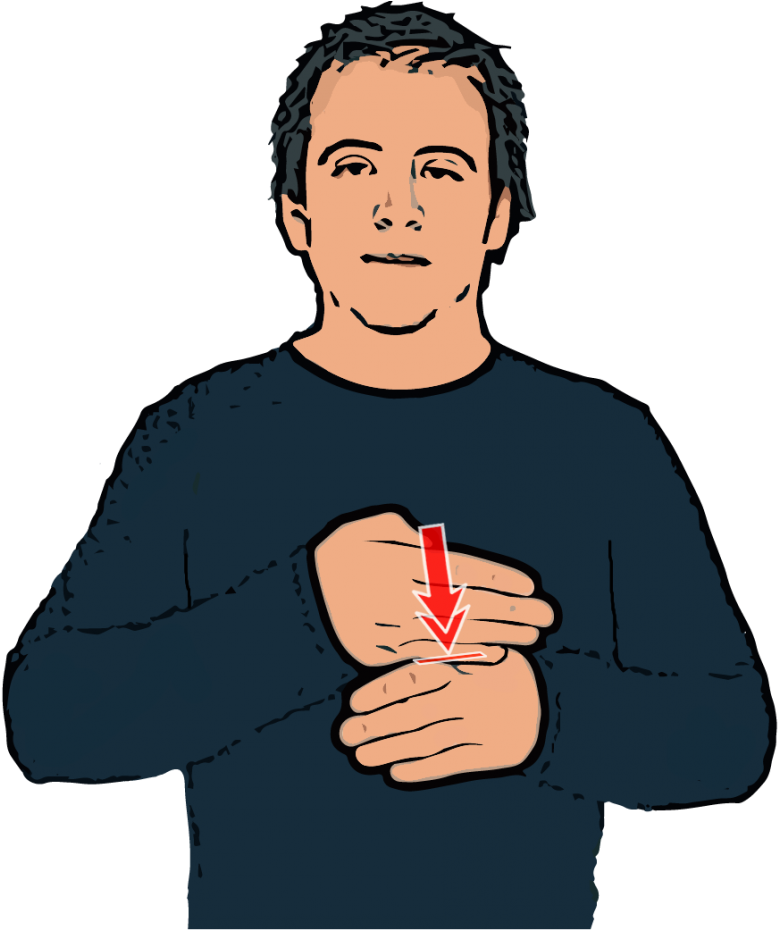 Download Transparent Dictionary Clipart - British Sign Language Home