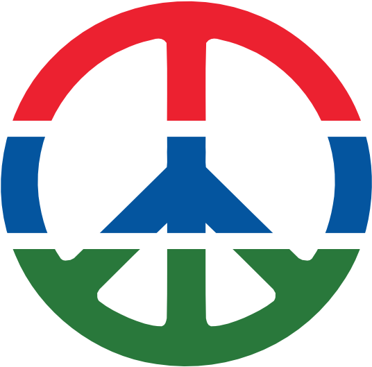 Peace Sign Collection Png Clipart Image - Circle Transparent Png (555x555), Png Download