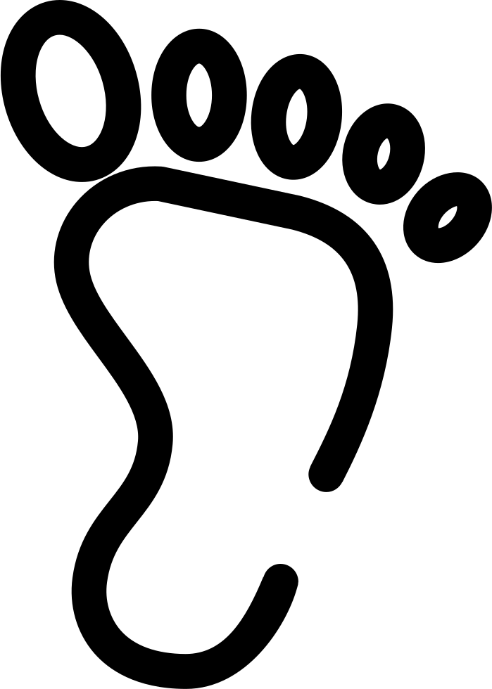 Footprint Clipart (699x980), Png Download