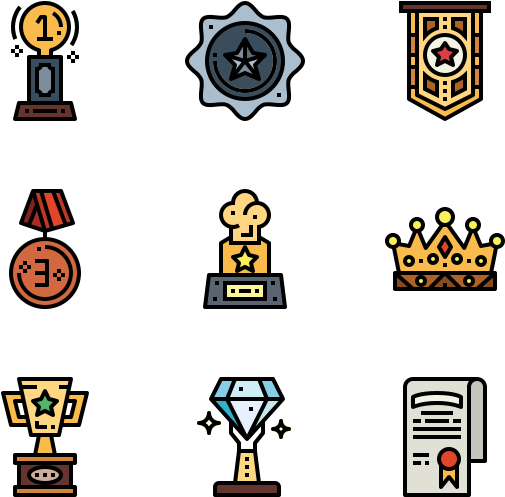 Award Icon Vector Clipart (600x564), Png Download