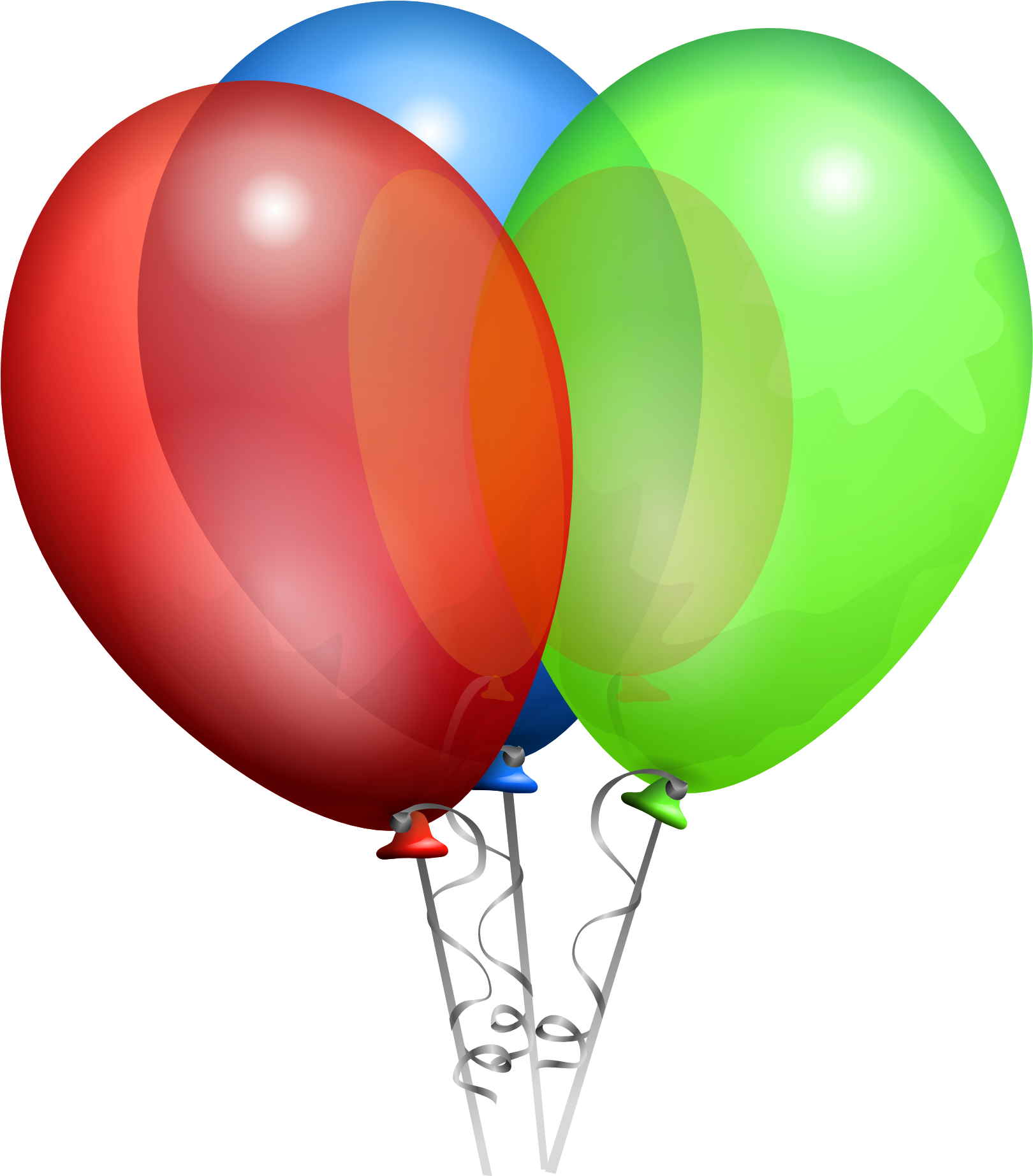 Transparent Balloon Vector Png - Balloons Free Clip Art (1620x1844), Png Download