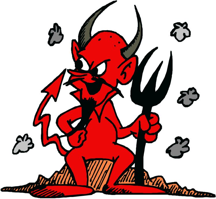 Horns Vector Red Demon - Devil Clipart - Png Download (750x692), Png Download
